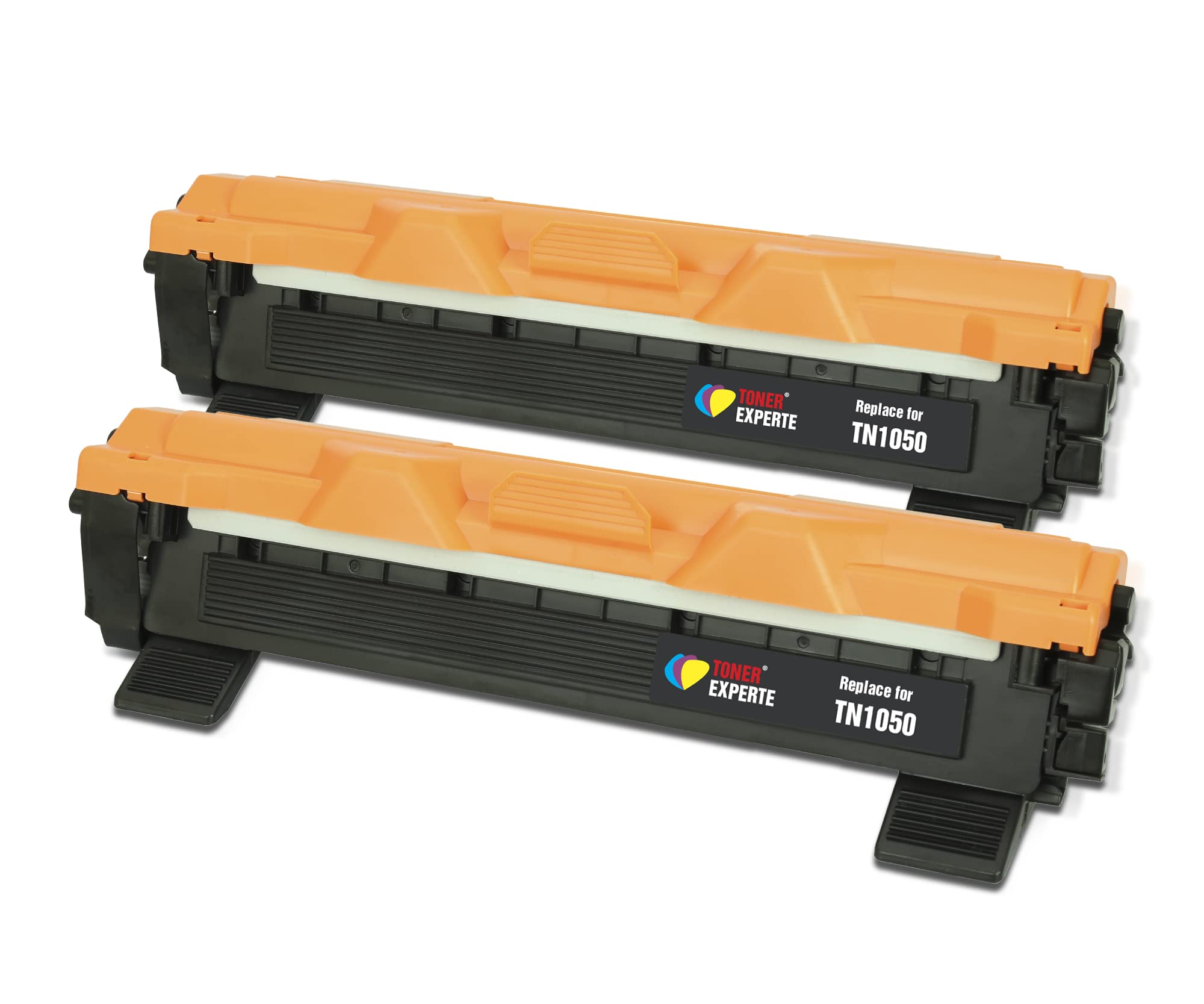 TONER EXPERTE TN1050 Toner Cartridge Replacement for Brother TN 1050 Compatible with HL-1110 HL-1112 HL-1210W HL-1212W DCP-1512 DCP-1610W DCP-1612W MFC-1910W ( 2 Black )