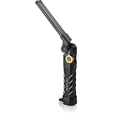 HOTLIGH ZF7885 5000mAh Rechargeable Work Light - 1500 LM Magnetic Flashlight, 4 Mode Mechanic Light with 395nm UV Lighting for Auto Repair, Outdoor Tasks, Fathers Day, Gifts for Men