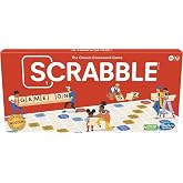 Hasbro Gaming Scrabble Board Game, Classic Word Games for Kids Ages 8 and Up, Fun Family Game for 2-4 Players, The Classic Crossword Game