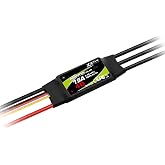 ZTW Mantis Slim G2 15A ESC 2-4S for F3P 3D/4D Fixed-Wing RC Airplanes | 32-bit ESC with 5V 3A SBEC, pre-soldered JST input, 2.0mm gold bullet motor plugs, forward-only and forward/reverse modes