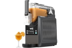 WIE Slushie Machine for Home, 88oz Slushy Machine No Ice Needed with 5 Presets, Shaved Ice Machine Self-Cleaning, Frozen Drink & Smoothie Maker Machine for Margaritas, Frappés, Cocktails & More