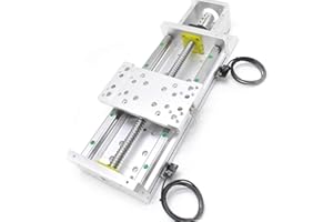 HEECHOO CNC Linear Rail Guide 1000mm Ballscrew 1605 Slide Stage Load 250kg C7 with Nema23 Motor Bracket for CNC Router