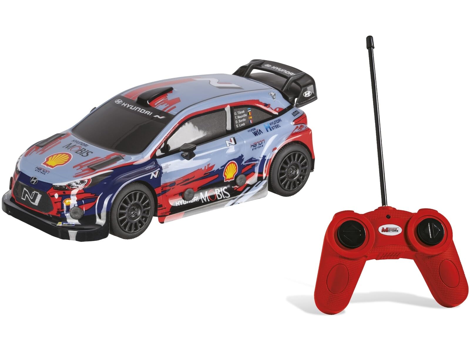 mondo Motors, HYUNDAI I20 WRC, 1: 24 Scale Model, Up to 8km / h Speed, Children's Toy Car 63668