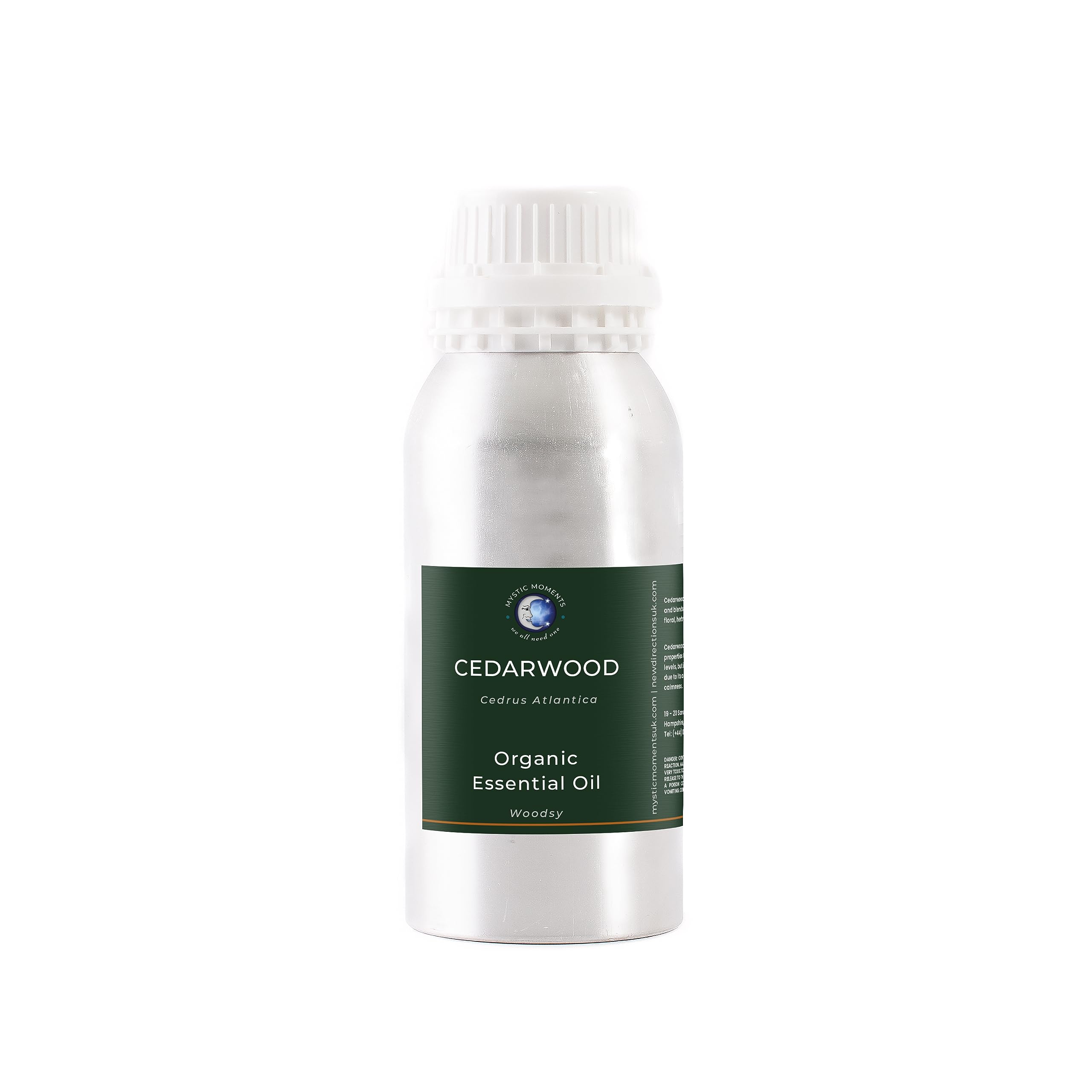 Mystic Moments | Cedarwood Organic Essential Oil 1Kg (Cedrus atlantica) | Pure Aromatherapy Oil for Diffusers & Relaxing/Grounding Ambience