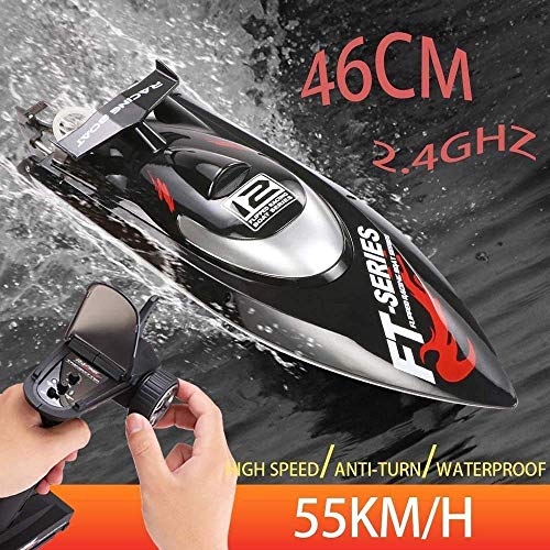 Llpeng 55km / h High Speed Fernbedienung Boot 2,4 GHz Funksteuerung elektrische laufendes Schiff Schwarz Cooler Großes… – Bild 3