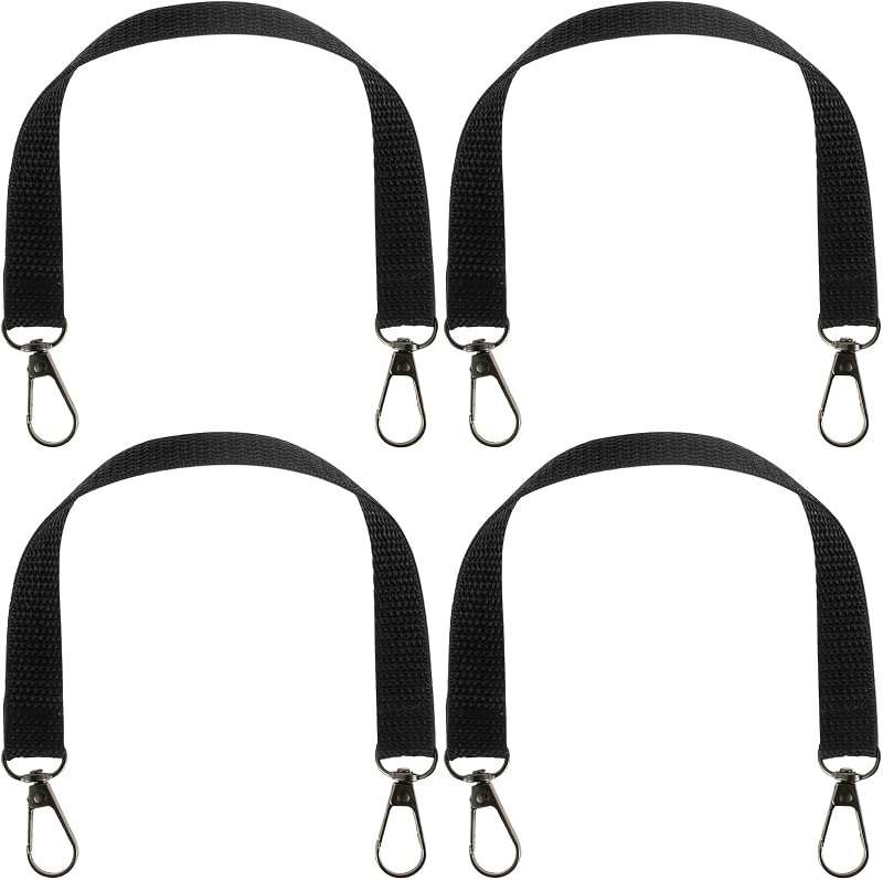 DRBIT 4pk Heavy Duty Electrical Tape Holder Strap Lanyard w/ Carabiner Hooks