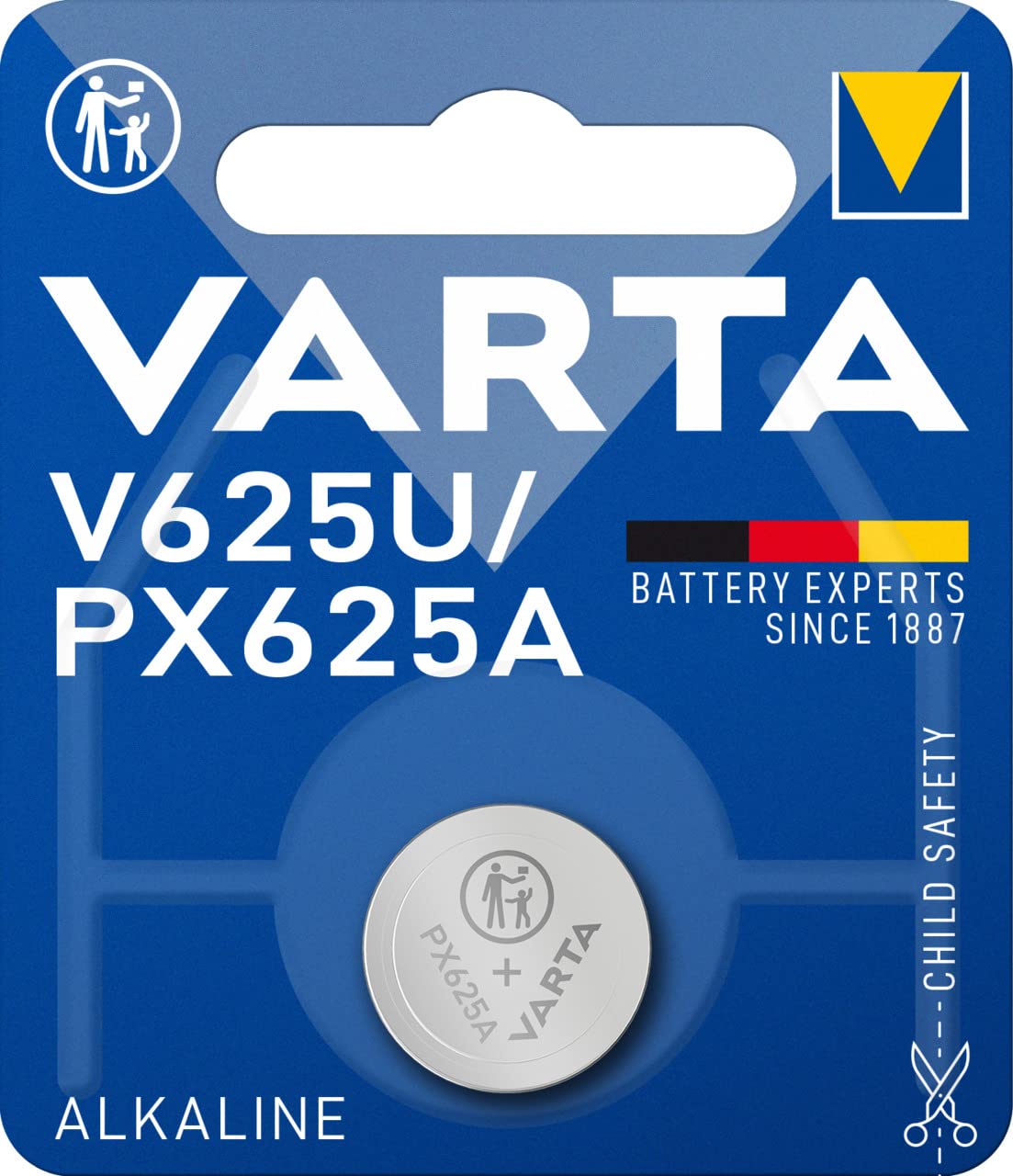 VARTA Batteries Electronics V625U/LR9 alkaline battery 1-pack, Battery in original blister pack of 1