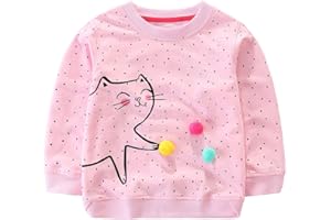 Bumeex Toddler Girl Sweatshirt Clothes Outfit,Cotton Crewneck Christmas Clothing