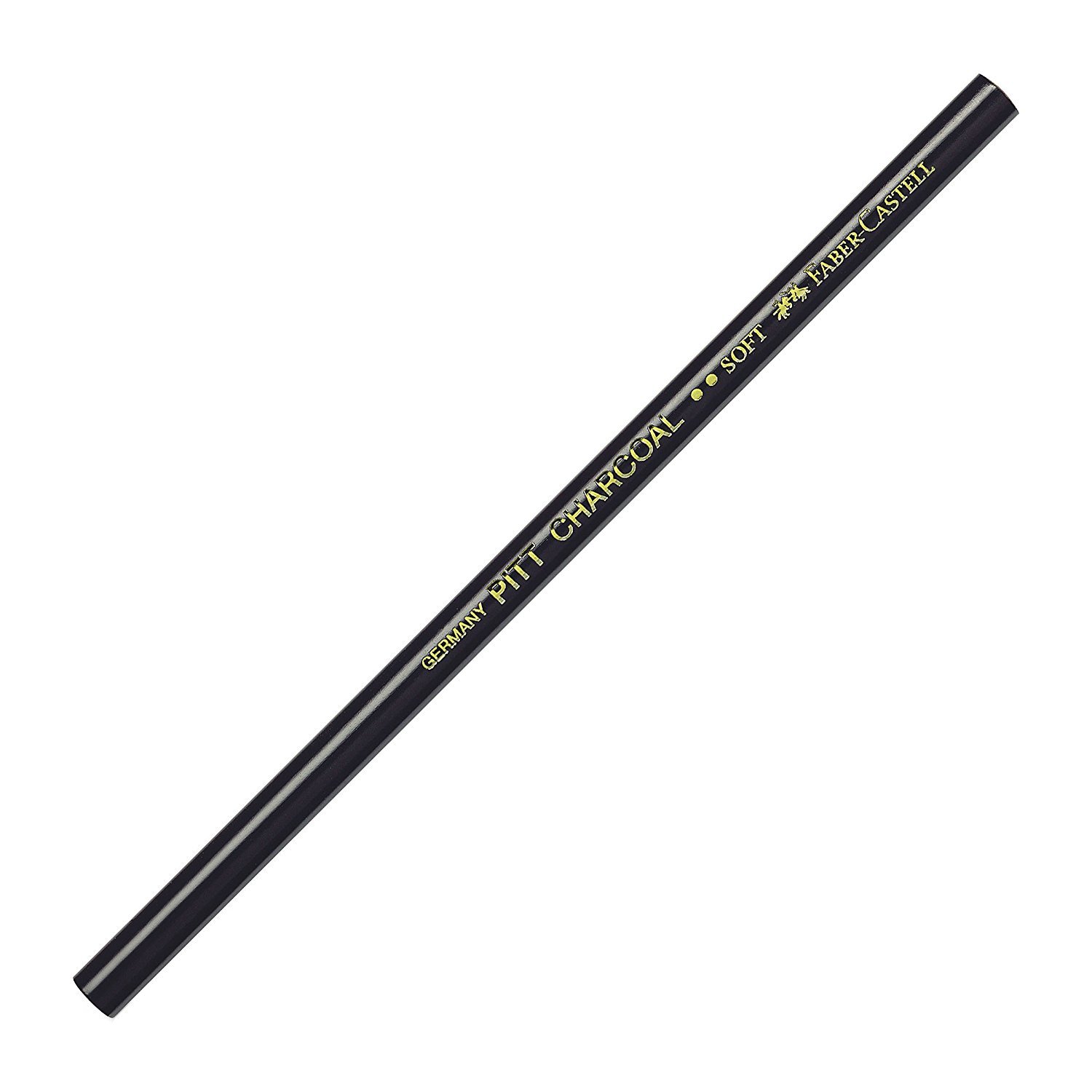 Faber-Castell Pitt Charcoal Pencil Supreme Artist Quality, Grease and Oil Free, Black Soft