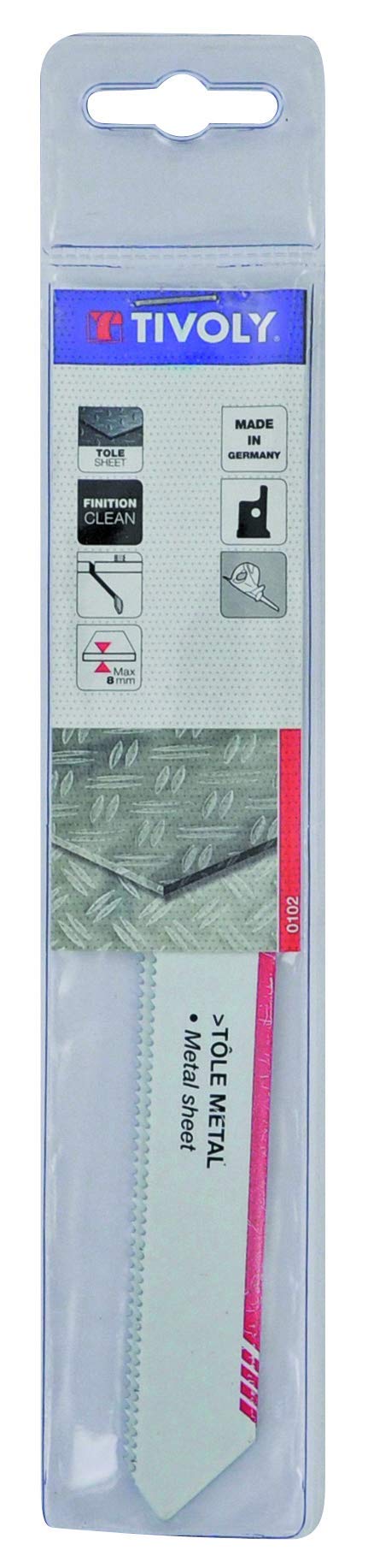 Tivoly XT505820102 Sabre Saw Blade Special Sheet Metal L150 X2