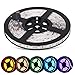 EyreLife LED Strip Lights Kit, 16.4ft 5m Dimmable Led Strips Waterproof SMD5050 RGB 300 LEDs Flexible LED Rope Lights with 44Key Remote+12V 5A Power Supply+IR Control Box