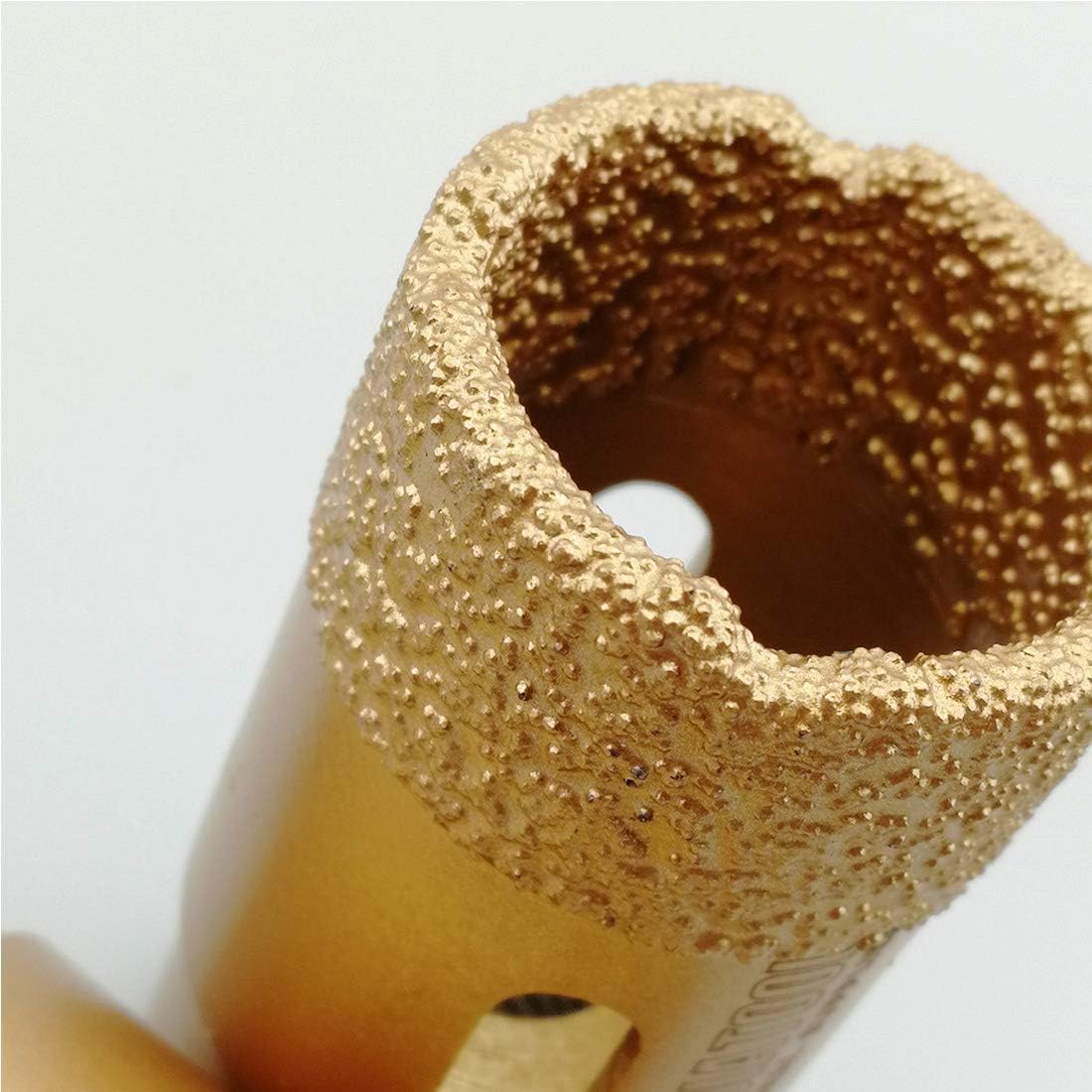 SHDIATOOL Diamond Drill Core Bit Diameter 38mm for Porcelain Tile Granite Marble Dry Drilling, Golden - Image 4