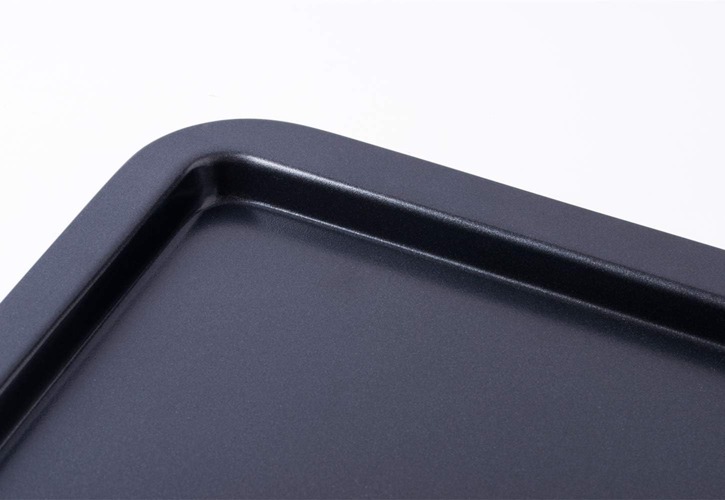 Amazqi Baking Sheet Nonstick, Cookie Sheets for Baking Nonstick 3 Set, Heavy Duty Large Size Carbon Steel 15/17/19 Inch Premium Baking Pan Tray, Non Toxic Durable Easy Clean for Home Use: Kitchen & Dining