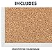 Quartet Standard Aluminum Frame Cork Bulletin Board, 60” x 36” (2305)