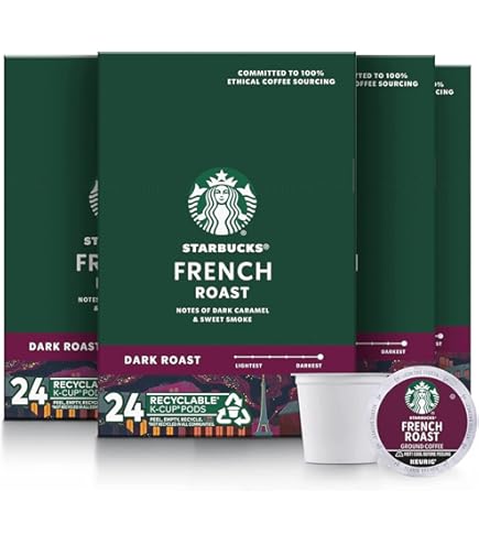 Amazon.com: Starbucks Sumatra Dark Roast Single Cup Coffee for Keurig  Brewers,0.42 Ounce (Pack of 24) : Grocery & Gourmet Food
