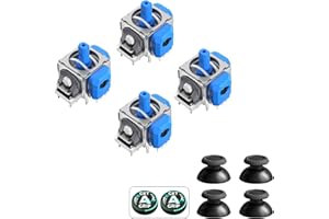 AKNES HallPi TMR Joystick Replacement for DualSense PS5 / PS5 Edge Controller, Anti-Drift Stick Repair Accessories for Playst