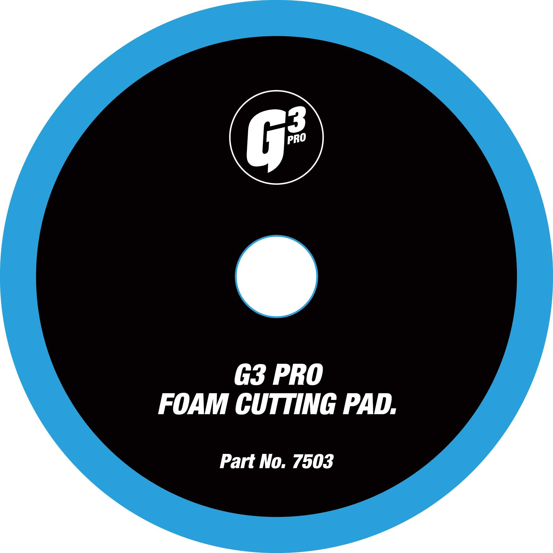 G3 Pro Foam Cutting Pad 150mm (7503) – Medium Cut Polishing Pad for DA & Rotary Polishers – Velcro Backed with Trapezoid Shape for Enhanced Control and Fast Paint Correction