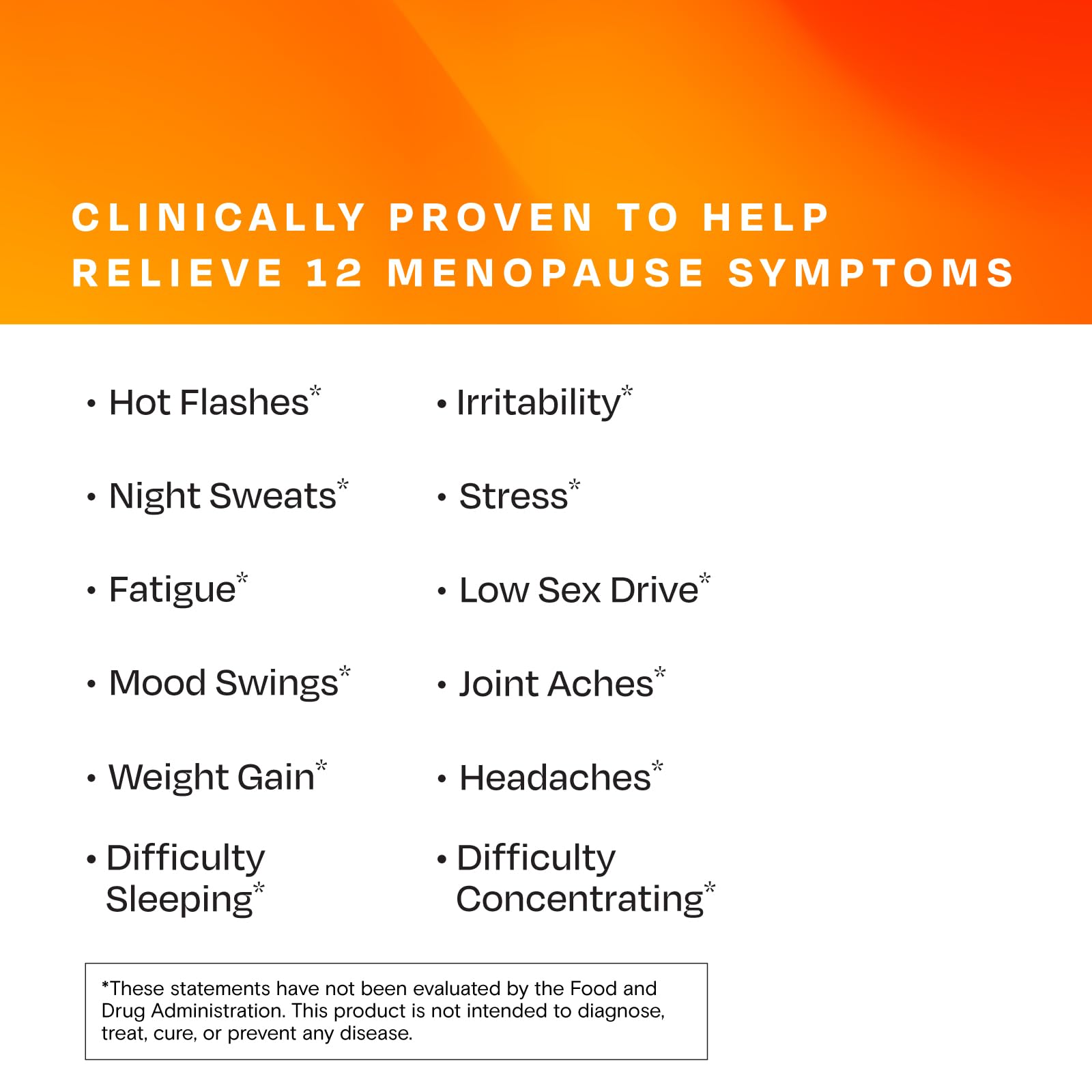 Amberen Menopause Supplement for Women, 60 Capsules, Clinically Proven, Helps Support Hormone Balance, Helps Relieve 12 Menopause Symptoms: Hot Flashes, Night Sweats, Mood Swings and More