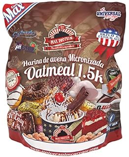 Max Protein Oatmeal Sac Harina de Avena, Termo-Activada - 1500 gr