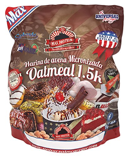 Max Protein Harina de Avena 1,5 kg Banana Split