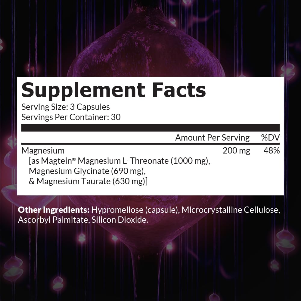 Intelligent Labs 2-in-1 Bundle of MagEnhance Triple Magnesium Complex (Magnesium L-Threonate, Glycinate, and Taurate) + Pure Phosphatidylserine 100mg, GMO and Soy-Free, 30-Day Supply Each