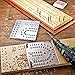 XL Cribbage Board Templates, 1/4 in Hole