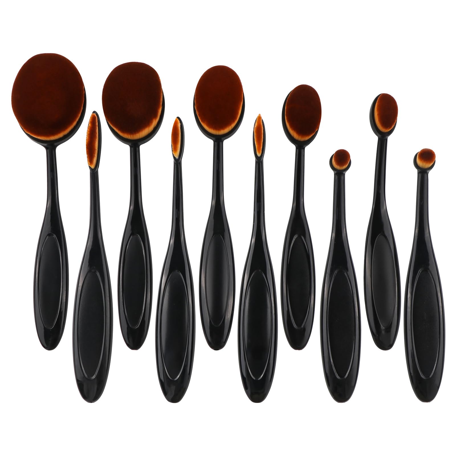 Photo 1 of 10Pcs Ink Blending Brushes Set; Mixed Sizes Blender Brushes for Scrapbooking Stencils Card Making Crafting Ink Daubers Ink Blending Tool (10 Sizes)