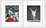 Tasse Verre 11x14 White Folding Picture Frames With