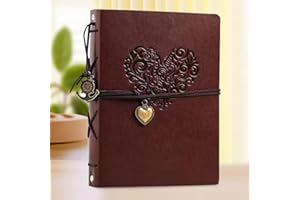 Album photo de scrapbooking avec 10 x 15 cm, 120 pochettes et 30 pages en papier kraft épais, couverture en cuir texturé, alb