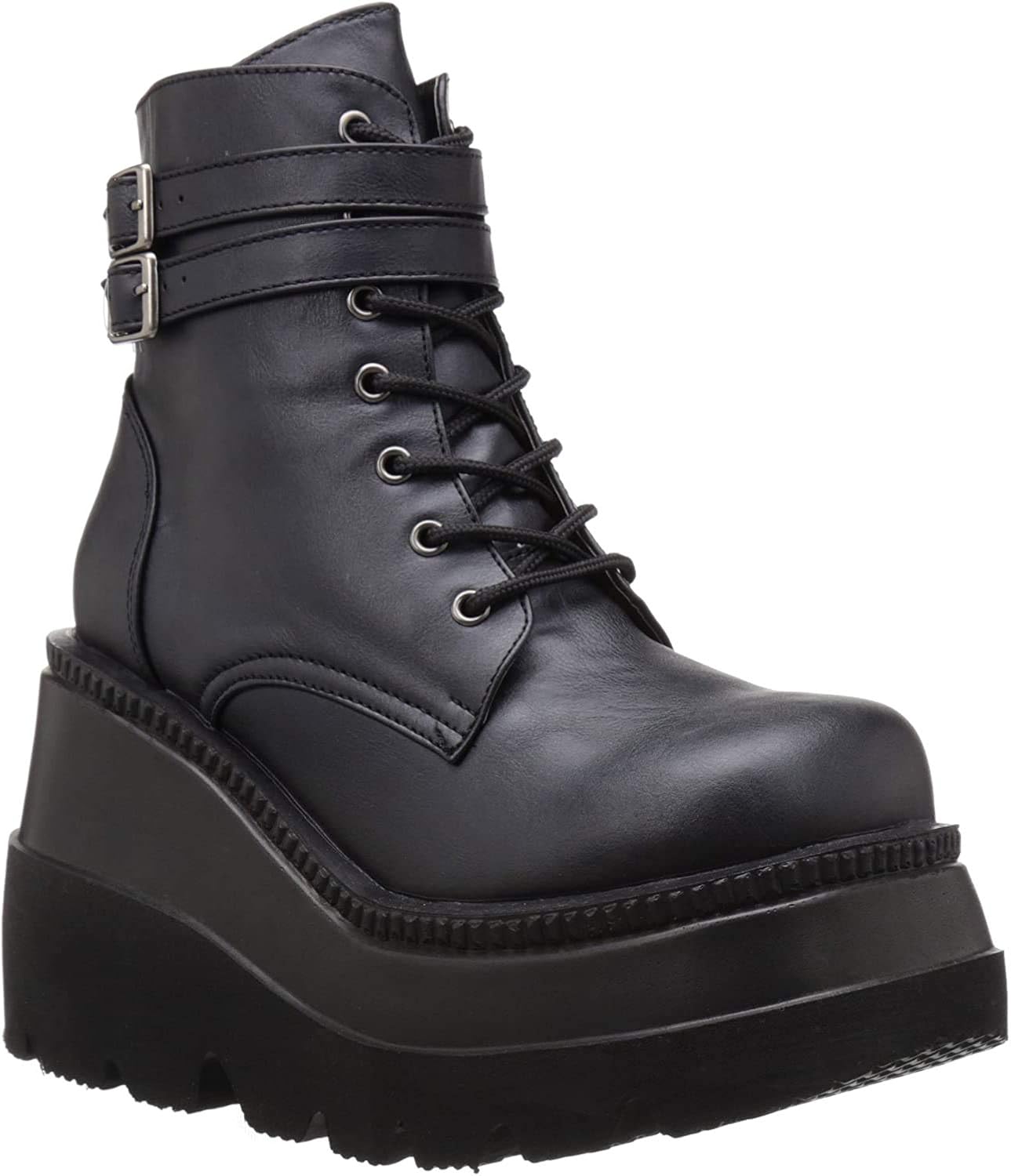 demonia steel toe boots