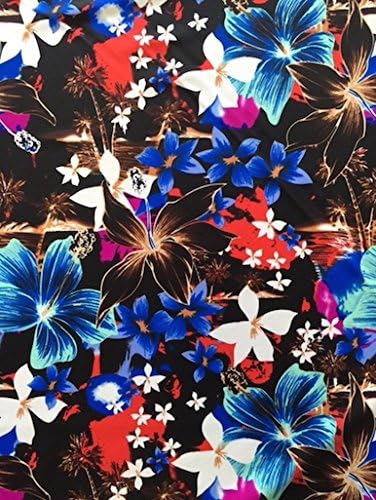 Headbands By Hippie Runner. Tropical Prints . No Slip, No Drip Headbands For Running, Walking, Exercise. (#244 Breasy Beach)