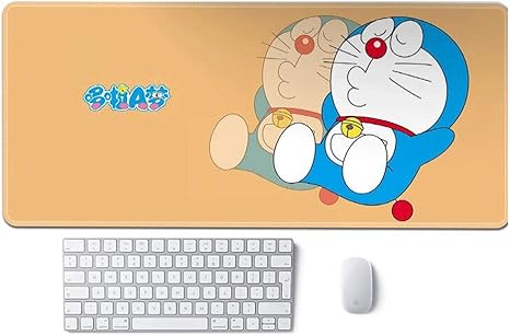 Amazon Co Jp マウスパッド かわいい漫画アニメマウスパッド家庭学習のオフィスコンピューターデスクマットノンスリップノートブックマウスパッド キーボードパッド ドラえもん14 パソコン 周辺機器