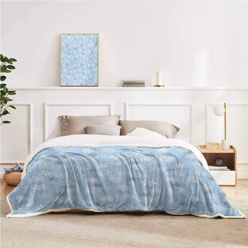 YUAZHOQI Winter Fleece Throw Blanket Cold Weather in Winter New Year`s