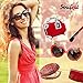 SOUFEEL Red Travel Suitcase Charm Beads for Bracelets 925 Sterling Silver Charm Stoppers for European Bracelets Gift for Women Girls Kids on Birthday, Anniversary Christmas, Valentine's Day