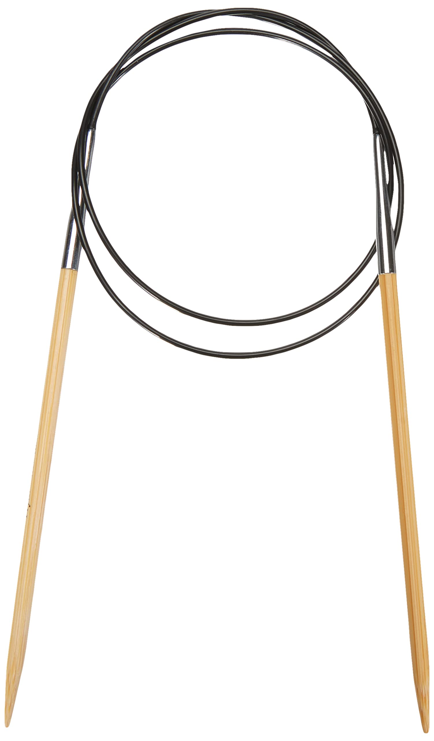 Prym 80 cm x 4 mm Circular Knitting Pins, Bamboo