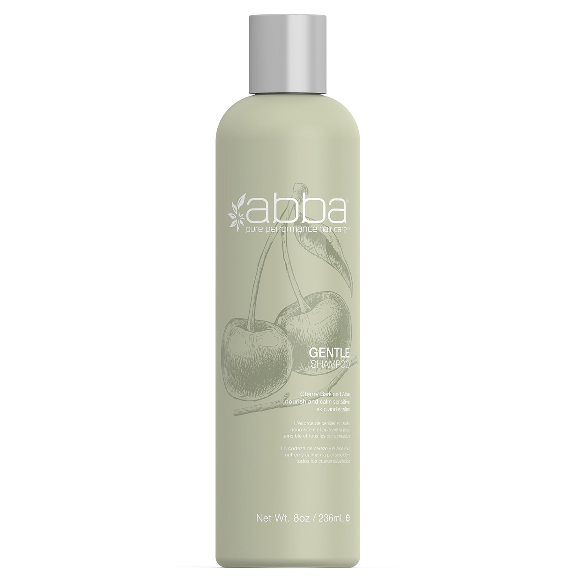 Photo 1 of ABBA Gentle Shampoo, Cherry Bark & Aloe, 8 Fl Oz