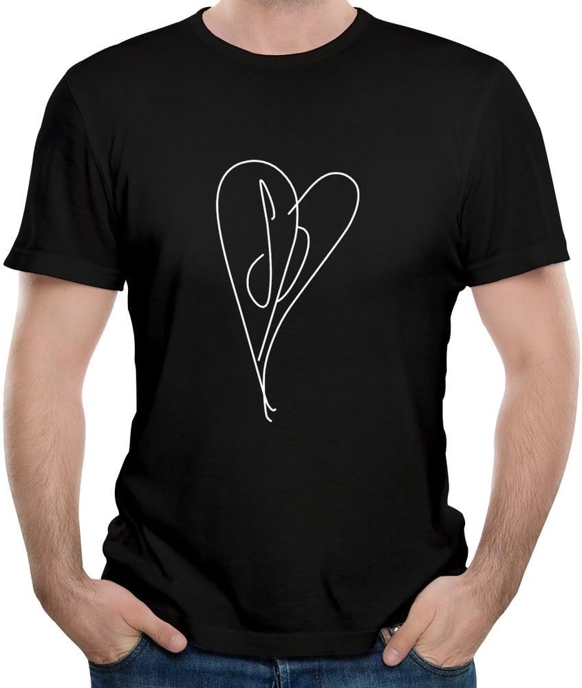 Zomsun Men's Black The Smashing Pumpkins Heart Logo Unique T-Shirts