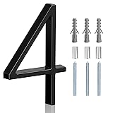 5" Floating Stainless Steel Address House