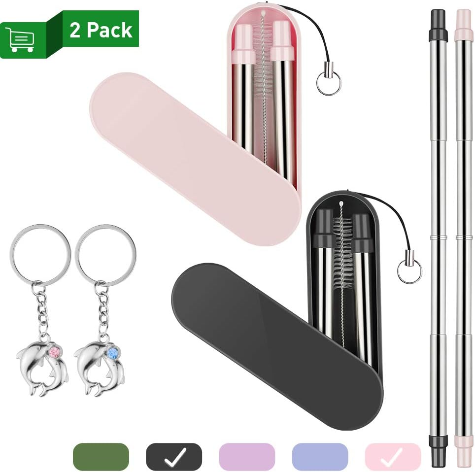 Best reusable straws dishwasher safe 11 inch