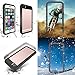 Effun iPhone 6 Waterproof Case, iPhone 6S Waterproof Case IP68 Certified Waterproof Underwater Cover Dirt/Snowp/Shock Proof Case with Cell Phone Holder, PH Test Paper, Stylus Pen, Floating Strap Black