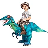 GOOSH Inflatable Dinosaur Costume for Kids Halloween Costumes Boys Girls Funny Blow up Costume for Halloween Party Cosplay…