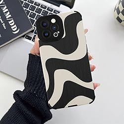 Wlxee Case for iPhone 13 Pro Wave Pattern Soft TPU