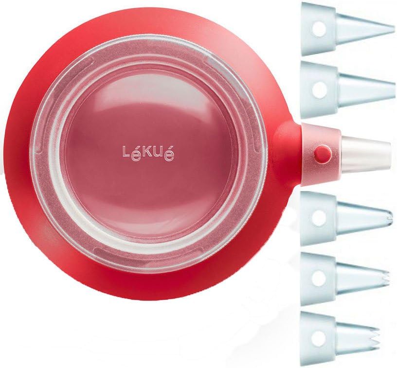 Lekue Decomax With 6 Nozzles Red Amazon Co Uk Kitchen Home