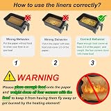 BYKITCHEN Disposable Air Fryer Liners for Ninja Dual Zone AF300UK/AF400UK view 3