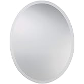 Uttermost Polished 22" x 28" Oval Frameless Wall Mirror