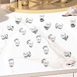 CANIPHA 30Pcs Pearl Hair Clips White Hair Pins Women Brides Barrettes view 3