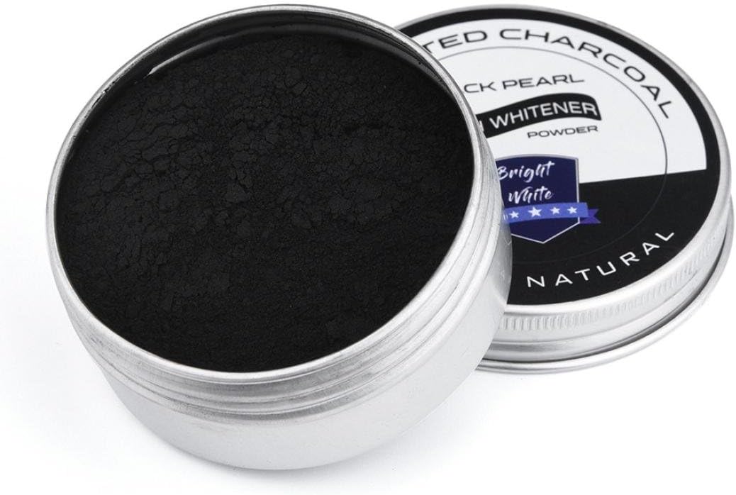 Lavany Teeth Whitening Powder Natural Activated Organic Charcoal Bamboo Toothpaste for Healthy Whiter Teeth (A)