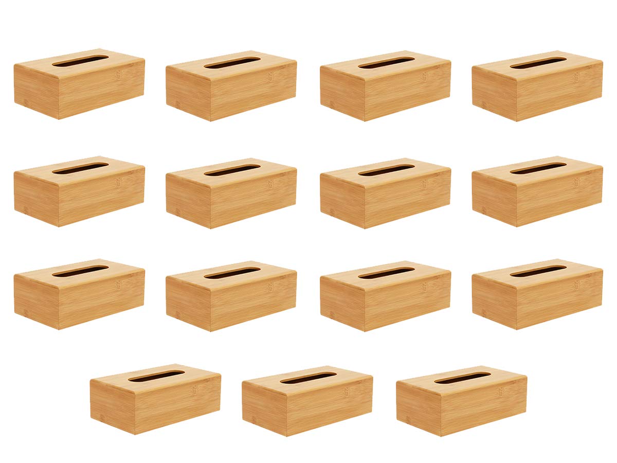 OSCO Bamboo Tissue Box (Pack of 15)