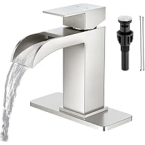 Open Spout Faucet Bathroom Banbury Two Handle High Arc Bathroom Faucet