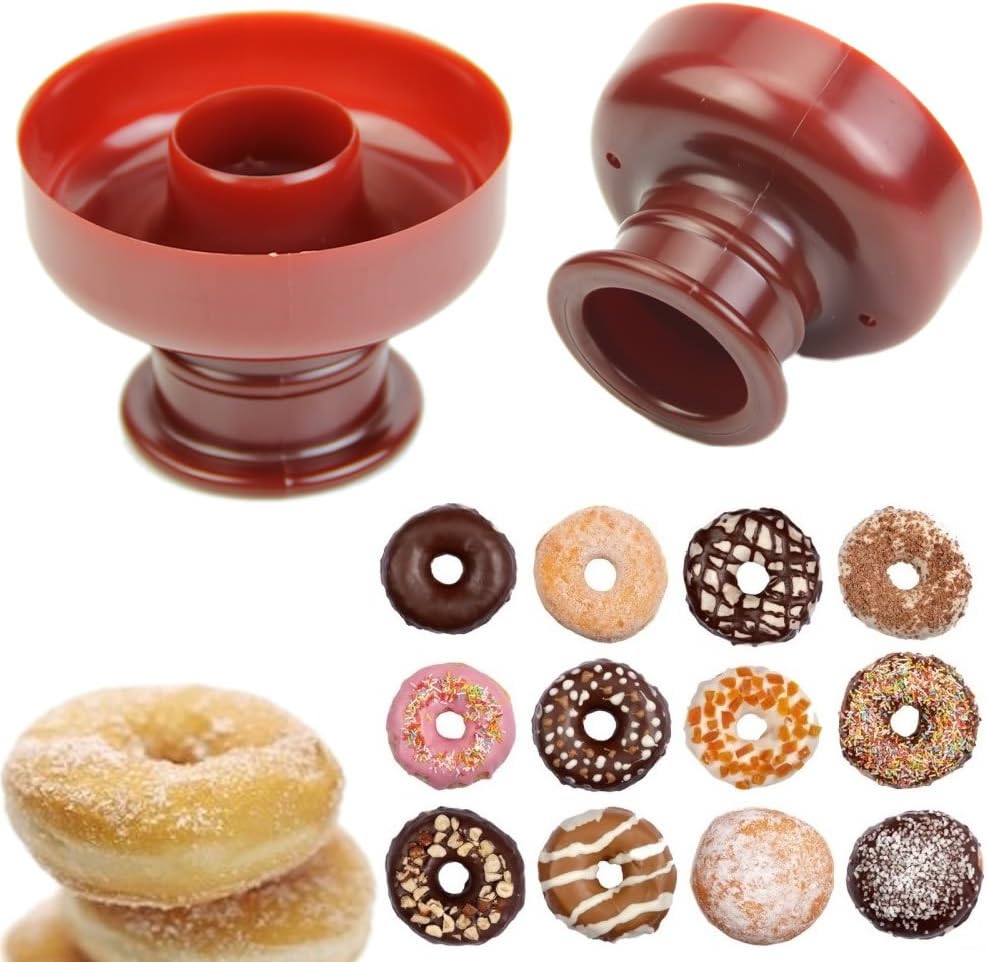 Tfwadmx Donut Fondant Cake Mold Bread Toast Decorating DIY Bakeware Pastry Chocolate Candy Baking Cupcake Toppers Sugar Paste Craft Tool